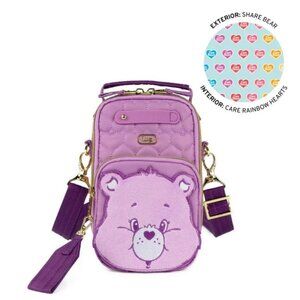 Lug Care Bears x Lug Skeeter Mini Bridge Crossbody Belt Bag Share Bear Purple